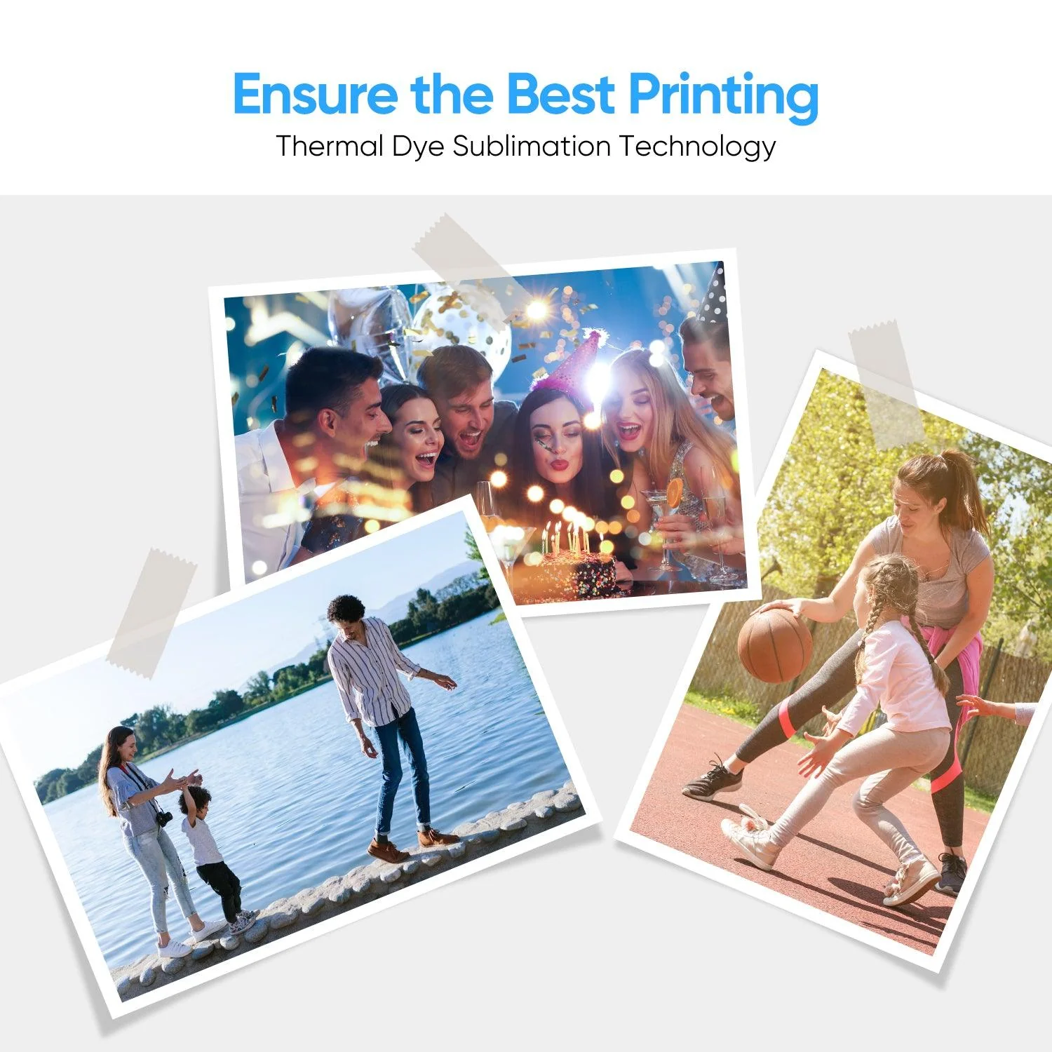 Amber 4x6" Photo Printer Paper 40 Sheets & 1 Ink Cartridge Refill - Image 5