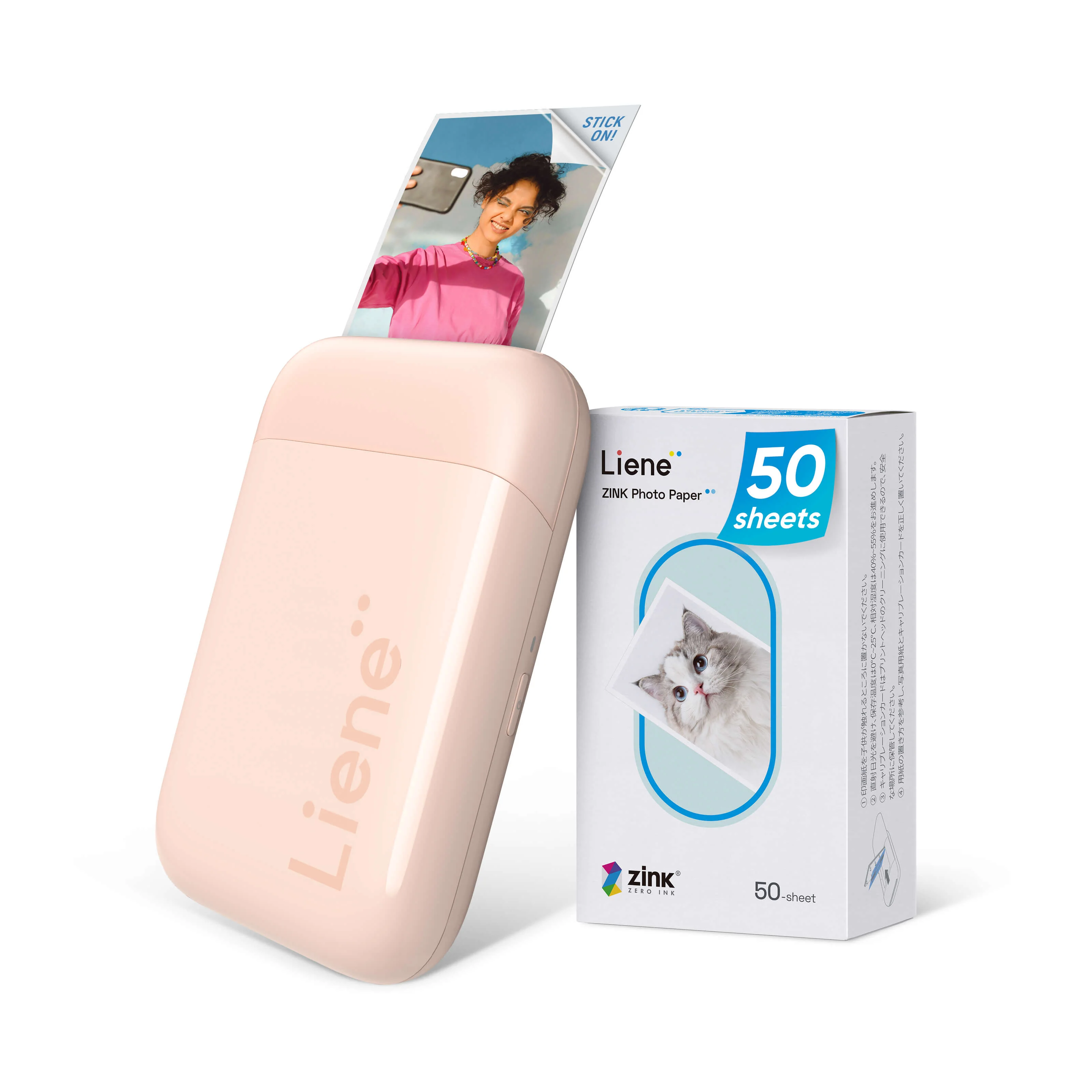 Pearl K100 2x3" Portable Photo Printer - White (50 Zink Photo Papers) - Image 12